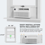 8000 BTU Inverter Window Air Conditioner with WiFI, Remote & App Control