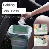 Foldable Waterproof Car Trash Can Mini Auto Waste Bin Storage Bucket