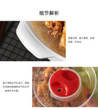 Microwave Oven Special Box Household Plastic Heating Fresh Keepeing Box
