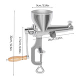 Fruit/Vegetable Squeezer Stainless Steel Manual Juicer with Screw Clamp Wheat grass