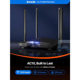 AC1200 WiFi Router, Dual Band Gigabit Wireless Internet Router - 4 Gigabit Ports