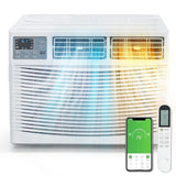 8000 BTU Window Air Conditioner with Heat with APP & Voice Smart Control