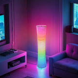 LED smart lamp, remote control, floor lamp, suitable for living room, bedroom