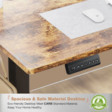 JHK 63x24 Inch Electric Standing Desk Ergonomic Height Adjustable Stand