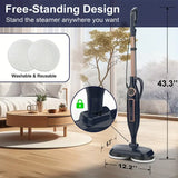 DEVOAC VM6 Steam Mop Cleaner with Rotating Mop Pad 10 in 1 for Home