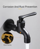 Black Mop Pool Faucet Washing Machine Faucet Fully Automatic Wholesale Al