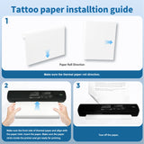 Portable Printer Wireless Inkless Thermal Printer A4 Bluetooth