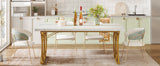 Tribesigns 63-Inch Rectangular Dining Table for 4 to 6, Modern Kitchen Table