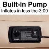 Simpli Comfy Bed Queen SelfInflating Air Mattress with Builtin Frame, Pump
