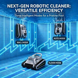 Cordless Robotic Pool Vacuum Cleaner for Inground & Above Ground Pools