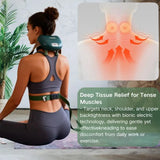 Shoulder and neck massager, massage, knead, and apply heat to muscles to relieve muscle soreness