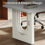 Tribesigns Executive Desk, 70.9" Large Office Computer Desk, Conference Table Meeting Room Table