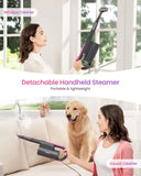 Steam Mop Cleaner w/ Detachable Handheld Steamer for Cleaning Hardwood