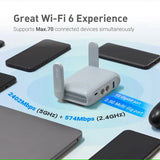 GL.iNet GL-MT3000 (Beryl AX) Wi-Fi 6 Wireless Travel Gigabit Router
