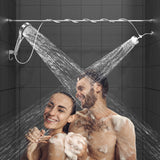 Tandem Shower Head for Couples, High Pressure Dual Shower Head, Double Shower Head for