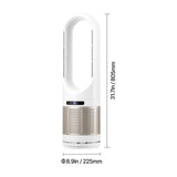 SucceBuy Tower Fan Bladeless 15.4ft/s Velocity Floor Blows Cold Air 80°