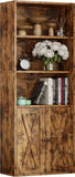 IRONCK Industrial Bookshelves and Bookcases with Doors 11.8 in Depth Floor Standing 5 Shelf