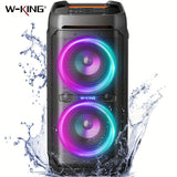 W-KING T11 Bluetooth Speakers,100W RMS, IPX6 Waterproof, Wireless
