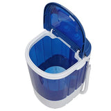 2-IN-1 Portable Washer and Spinner Combo 5.7LBS Mini Washing Machine 2.2LBS Spin Dryer with Drain Pump