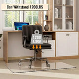 36" x 46" Chair Mat for Carpet - Office Chair Mat - Tempered Glass Floor Mat