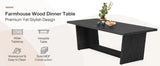 Tribesigns 70.87-Inch Large Dining Table: Wood Long Dining Room Table