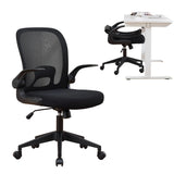 TCGBKAF White Foldable Office Chair Ergonomic Mesh Computer Chair