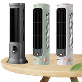 Vertical Horizontal Electric Fan  Portable Tower Fan USB Rechargeable