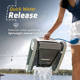 Automatic Robotic Pool Vacuum Cleaner with Active Scrubber Brush