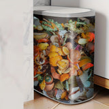 13L Motion Sensor Bathroom Trash Can with Lid,Small Automatic Garbage Can