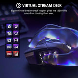 High-Precision 33K DPI Wireless Gaming Mouse with 16 Customizable Buttons