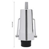 Barber Chair Hydraulic Pump Replacement 200kg Capacity Silver 11cm Height Adjustable 4-Bolt M8