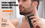 HIENA PRO Professional Hair Clipper Set Cordless Barber Kit and Hair Cutting Set Electric Foil Shavers and