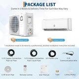 18000 BTU Mini Split Air Conditioner w/ Cooling / Heating Cool Up to 1250 Sq.Ft