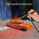 High Pressure Airbrush Kit with Cordless Rechargeable Compressor for Precision Painting