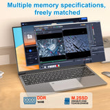 15.6" Portable i3 Laptop Computer PC Windows 11 Pro Intel Core i3 6100U Laptops Fingerprint 16GB RAM 1TB 2TB SSD Notebook PC