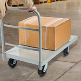 Platform Truck Flat Push Cart, 2500LBS Weight Capacity, Dolly Heavy Duty Hand Trucks with 360 Degree