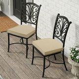 Outdoor Chair Cushions, Fade-Resistant & Water-Resistant D-Shaped Patio Seat