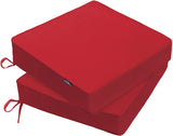 Outdoor Chair Cushions 19x19x3 Inch, Thick Seat Pads for Patio Furniture with Handle