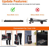Folding Hand Truck Platform Truck 330 Lbs Heavy Duty Dolly Cart with Wheels