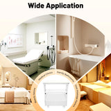Foot Rest Pedicure Manicure Furniture, Trolley for Foot Bath, Footbath Stool with Wheels,