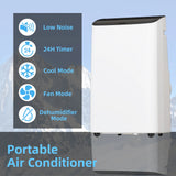 14,000 BTUs Portable Air Conditioner with 3-In-1 Room AC Unit for 750 Sq.Ft.