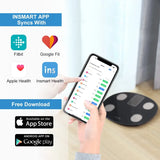 Smart Scale for Body Weight Allinone LCD Display Bathroom Weight Scales Body Fat Scale Bluetooth Digital Smart
