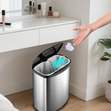Smart trash can Sensor Touchless Automatic Closing 2D size battery Kitchen Trash Bin
