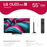 55' Class OLED evo AI 4K C5 Series Smart TV w/Dolby Atmos, Dolby Vision