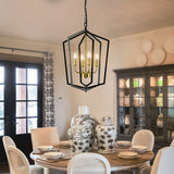 4 Light Luxury Chandeliers Farmhouse Industrial Pendant Lighting Classic Lantern
