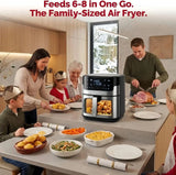 8.5QT Family Size Air Fryer, Digital Touchscreen with 8 Presets, BPA-Free