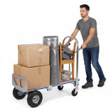 3 in 1 Folding Hand Truck Dolly Cart 550LBS Capacity Heavy Duty Folding Dolly Cart