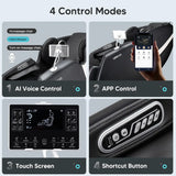2026 AI APP Control Shiatsu Zero Gravity Massage Chair with Foot Roller