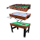 Trilogy 55 3in1 Multi Game Table Foosball, Billiards Pool amp Air Hockey