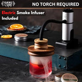 Smoker Kit  Smoking Gun and Wood Chips Apple and Cherry - Drink Smoker Kit - Cocktail Smoke Set
